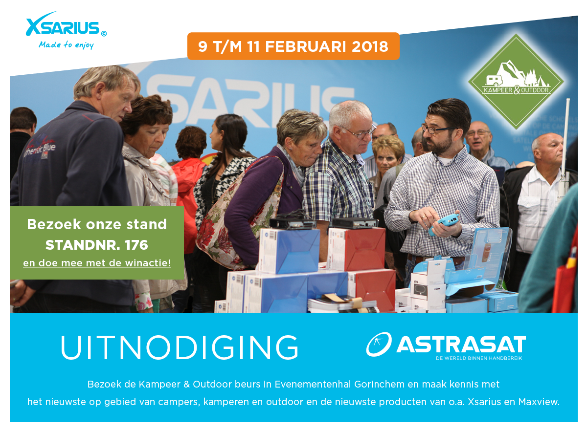 UITNODIGING Kampeer & Outdoor beurs van 9 t/m 11 februari 2018