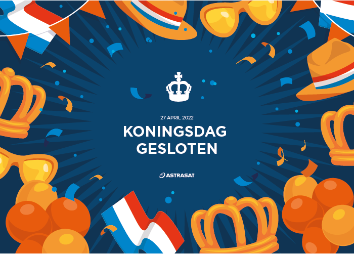 Koningsdag gesloten