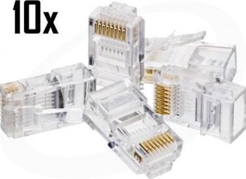UTP connector 10 stuks RJ45 (Cat6)