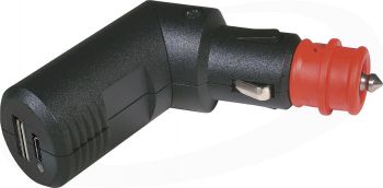 Procar haakse dubbele USB-C/A Laadstekker 12 V, 3600 mA