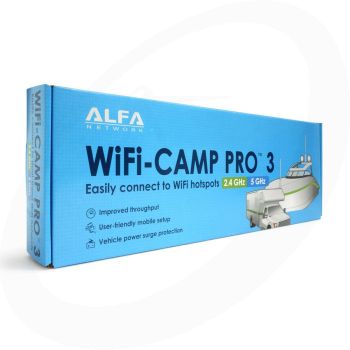 Alfa Network WiFi Camp Pro 3 Dual-Band 2.4 & 5 GHz- 2e Kans