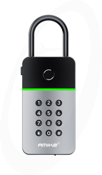 Amiko KB01 Smart Box – Slimme Sleutelkluis met TUYA App, Bluetooth & PIN-code – IP66 Waterdicht – Smart Key Lockbox