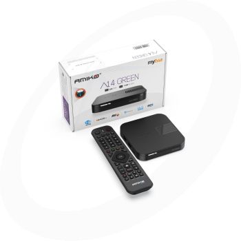 Amiko A14 Green Streaming Box 4K UHD