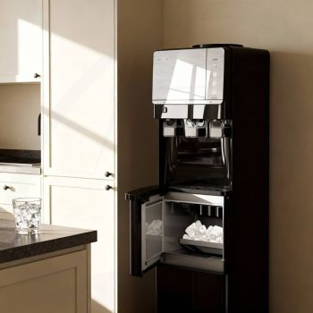 Amiko IM-8000 Luxe Waterdispenser met IJsfunctie Zwart – Warm, Koud & Heet Water