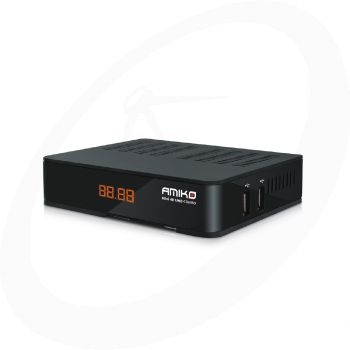 Amiko Mini 4K UHD COMBO S2X + T2C - Sateliet / Cable / T2 Digitenne Box