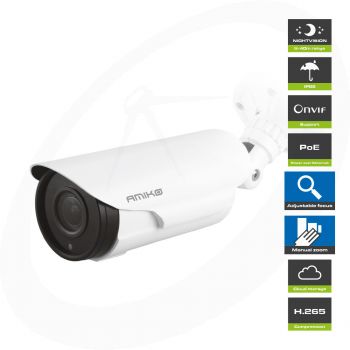 Amiko Home  B40M500MF POE - 5MP IP BULLET - CAMERA