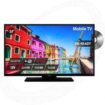 Nikkei - NLD24MSMART - 24" Mobile LED TV HD - Smart - DVD speler -2e Kans
