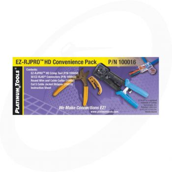 RJ45 HD pro kit - Krimptang - kniptang  - stripper - 50*RJ45 