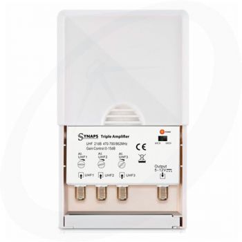 Synaps - Drievoudige versterker - LTE-filter - Outdoor - 21dB