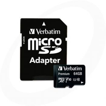 Verbatim Premium 64GB MicroSDXC Kaart 