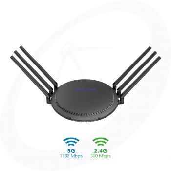 Wavlink QUANTUM D6 AC2100 Dual Band Wifi Router | WN531A6