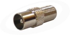 F-Connector (Female - Coax Male) 1x