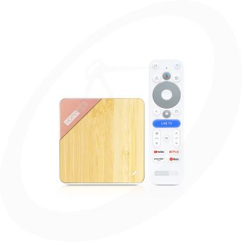 Homatics Box 4K Pro V2 AI-SR – Google TV Mediaspeler – 4GB RAM / 64GB – Dolby Vision & Atmos – Wi-Fi 6 – Netflix Gecertificeerd
