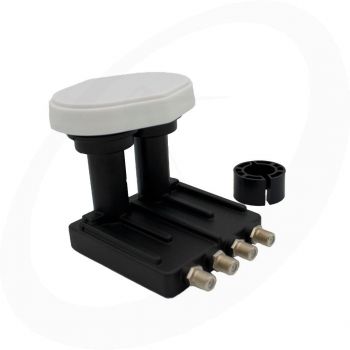 GT-SAT GT-QDMO3 23mm Duo Quad LNB - Astra 1 en 3 - 60cm schotel