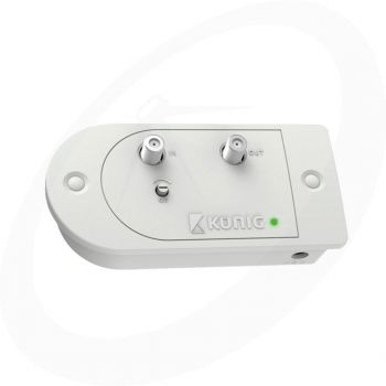 Konig TV Versterker 18 dB met 1 uitgang en Retourpad KN-PROAMP21