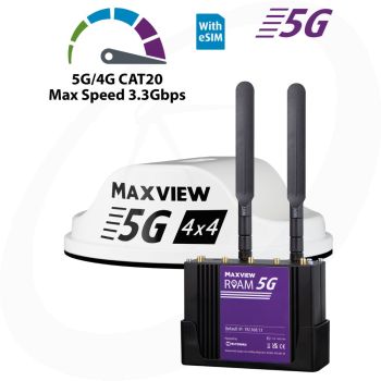 Maxview Roam 5G 4x4 MU-MiMo WiFi-systeem- 5G Antenne - Wit 