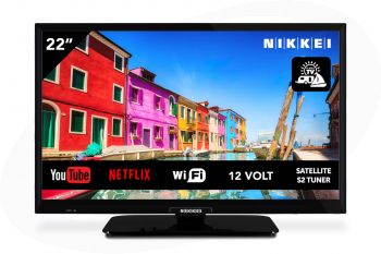 Nikkei NL22MSMART 56cm 22" Mobile LED TV HD SMART 12volt Ziggo/M7 Fastscan DVB-S2/C/T2