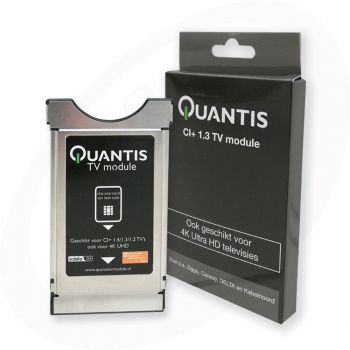 Quantis CAM module 1.3/1.4 (4k) geschikt voor Ziggo, Caiway, Delta en KabelNoord - Zwart