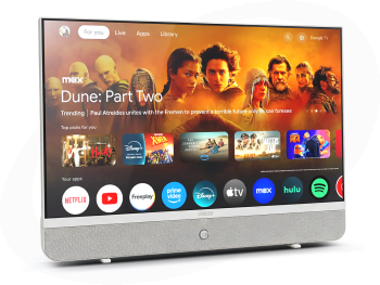 SELFSAT MSD 27  Streaming Display Full HD Google TV met ingebouwde Chromecast - Wit 