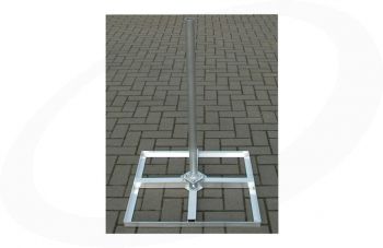 Stalen tegelvoet (Groot) 50x50