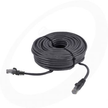 Xsarius Netwerkkabel CAT5E - Pro Plug Click system - 20 Meter - Donkergrijs    T