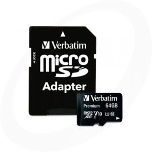 Verbatim Premium 64GB MicroSDXC Kaart